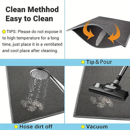 Anti-Splash EVA Double-Layer Cat Litter Mat